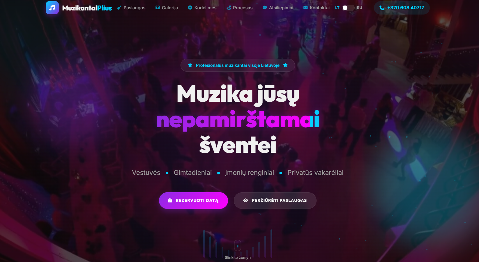 MuzikantaiPlius svetainė