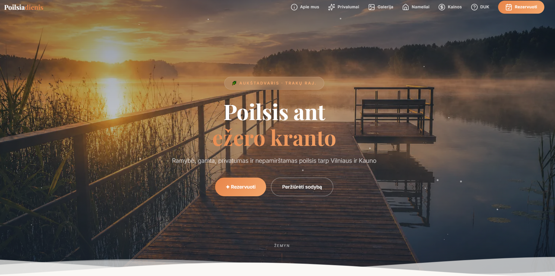 Poilsiadienis svetainė